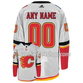 Adidas Maillot de Hockey Calgary Flames Personnaliser Blanc Authentic - Homme